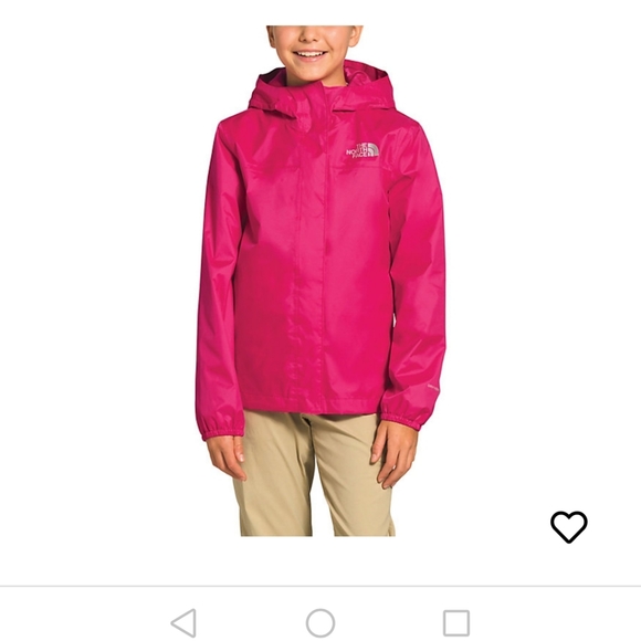 North Face L Girls Resolve rain jacket - Picture 1 of 5